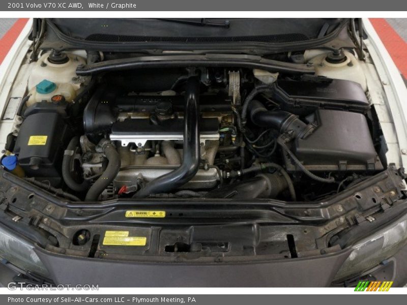 White / Graphite 2001 Volvo V70 XC AWD