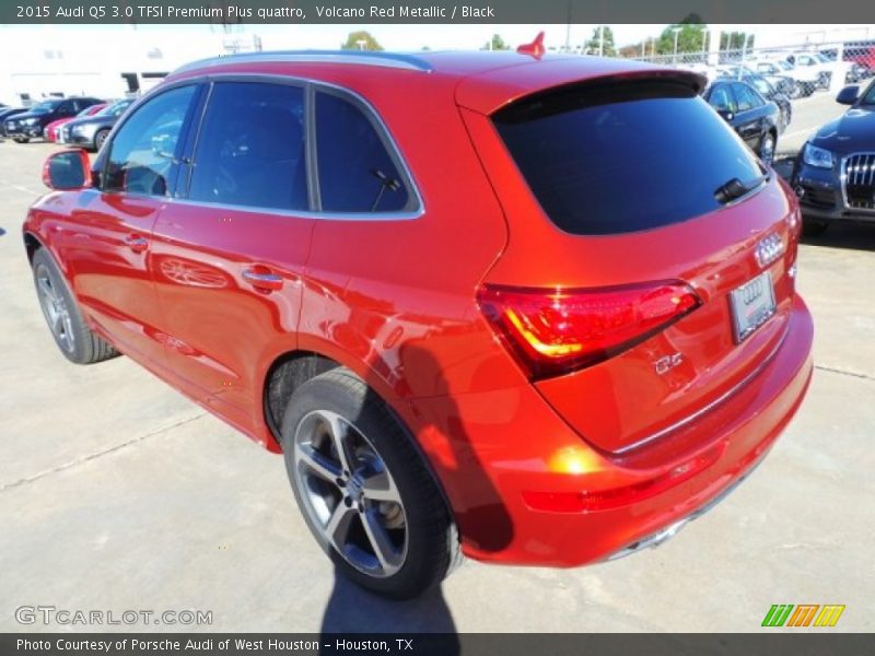 Volcano Red Metallic / Black 2015 Audi Q5 3.0 TFSI Premium Plus quattro
