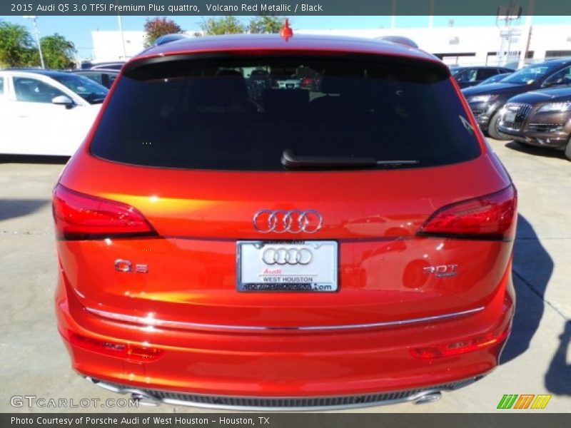 Volcano Red Metallic / Black 2015 Audi Q5 3.0 TFSI Premium Plus quattro