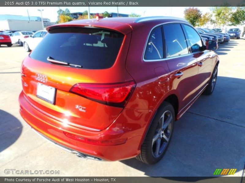 Volcano Red Metallic / Black 2015 Audi Q5 3.0 TFSI Premium Plus quattro