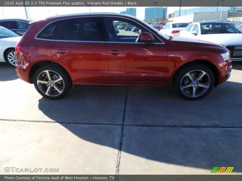 Volcano Red Metallic / Black 2015 Audi Q5 3.0 TFSI Premium Plus quattro