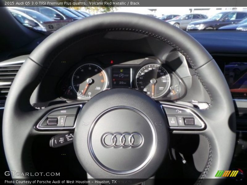 Volcano Red Metallic / Black 2015 Audi Q5 3.0 TFSI Premium Plus quattro