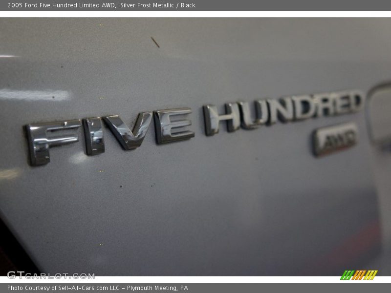 Silver Frost Metallic / Black 2005 Ford Five Hundred Limited AWD
