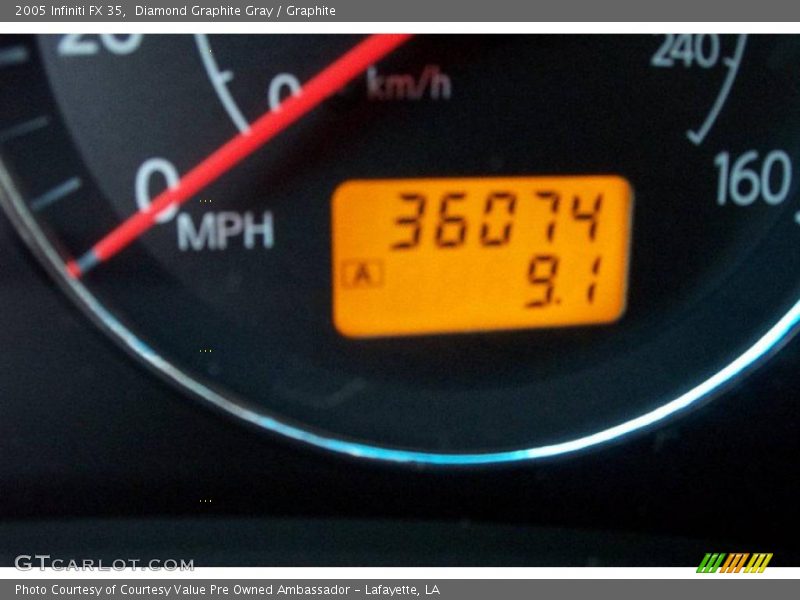 Diamond Graphite Gray / Graphite 2005 Infiniti FX 35