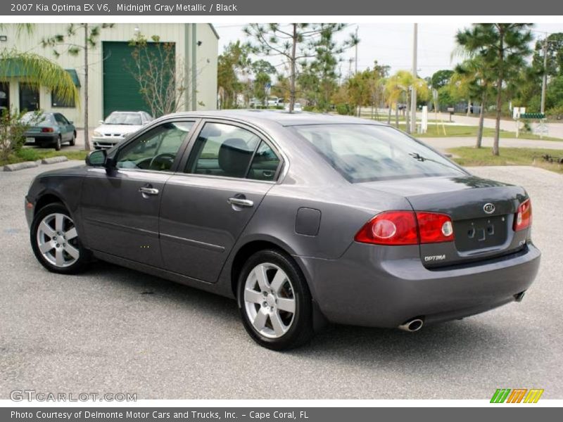 Midnight Gray Metallic / Black 2007 Kia Optima EX V6