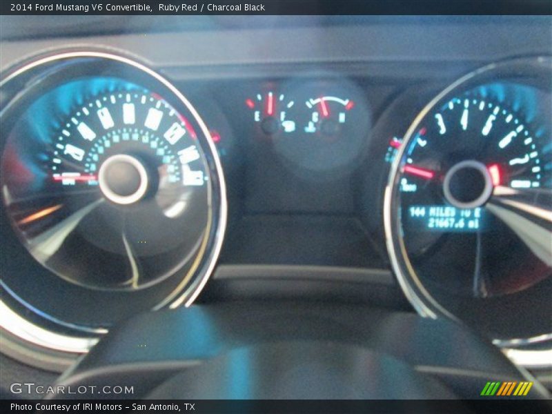 Ruby Red / Charcoal Black 2014 Ford Mustang V6 Convertible