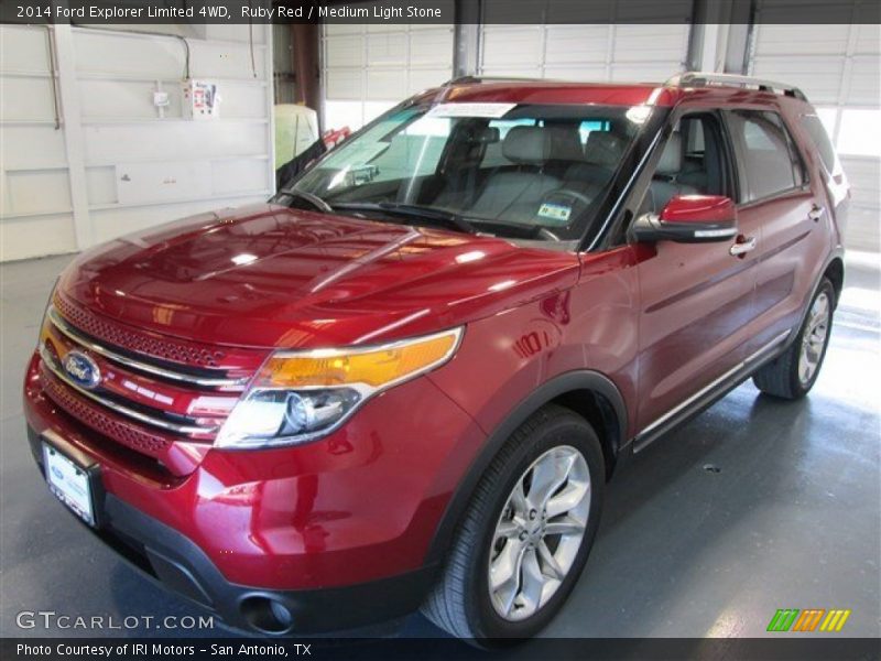 Ruby Red / Medium Light Stone 2014 Ford Explorer Limited 4WD