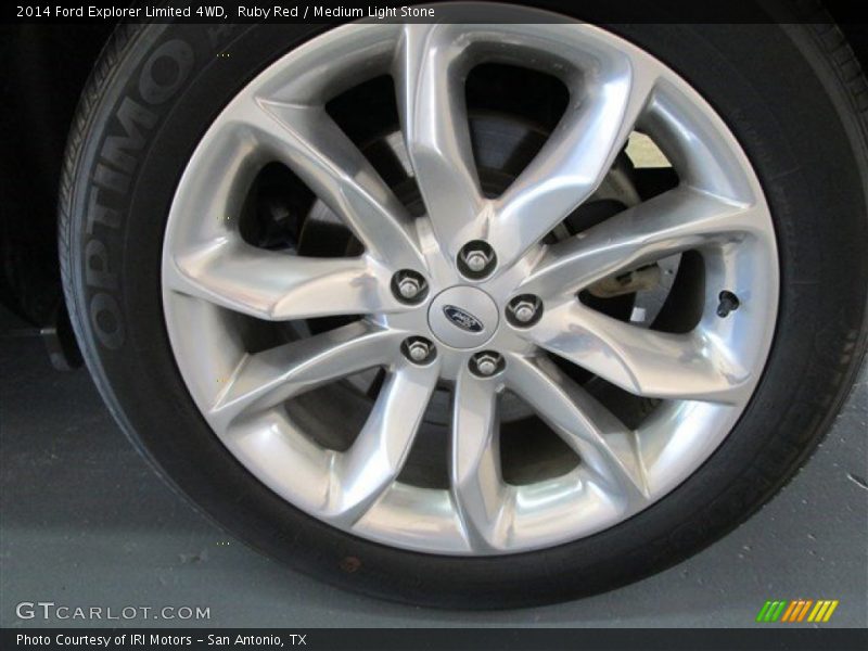 Ruby Red / Medium Light Stone 2014 Ford Explorer Limited 4WD