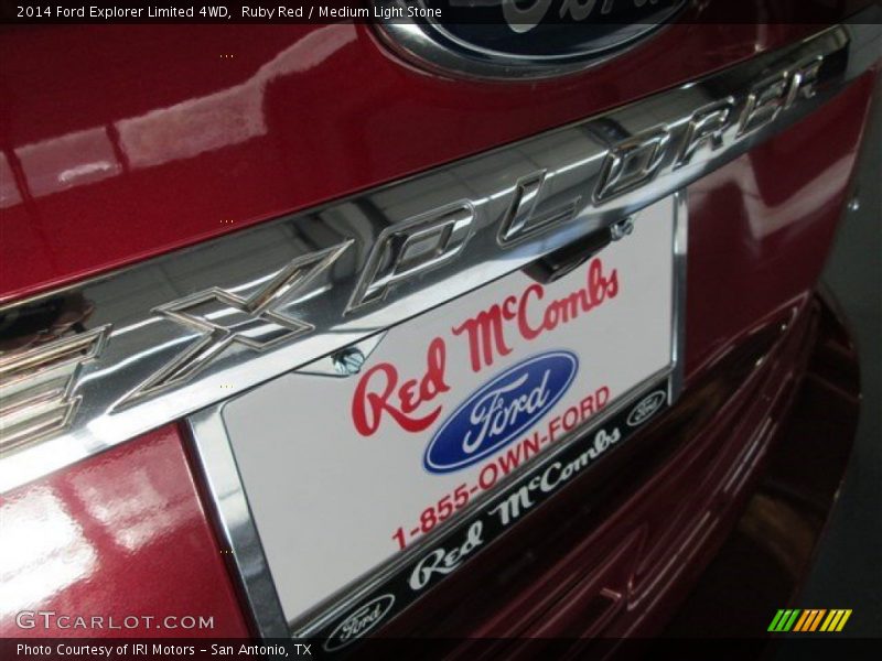 Ruby Red / Medium Light Stone 2014 Ford Explorer Limited 4WD