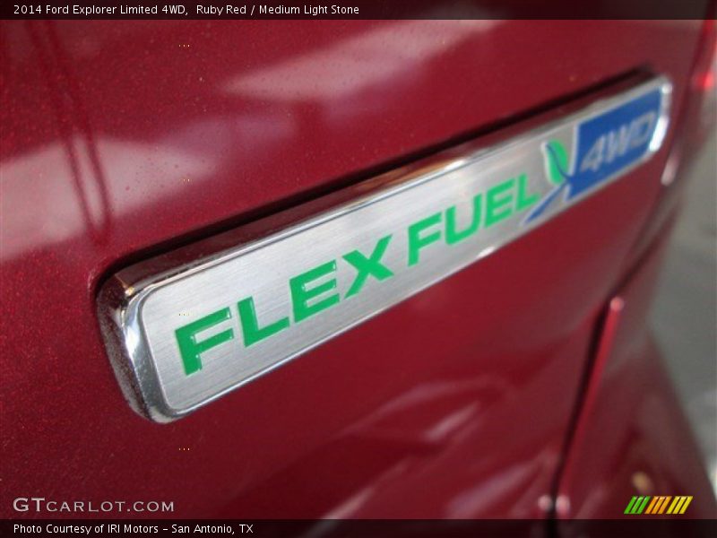 Ruby Red / Medium Light Stone 2014 Ford Explorer Limited 4WD