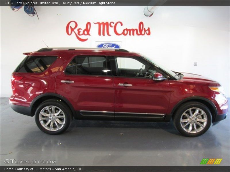 Ruby Red / Medium Light Stone 2014 Ford Explorer Limited 4WD