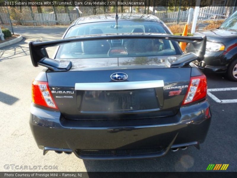 Dark Gray Metallic / STI  Black/Alcantara 2011 Subaru Impreza WRX STi Limited