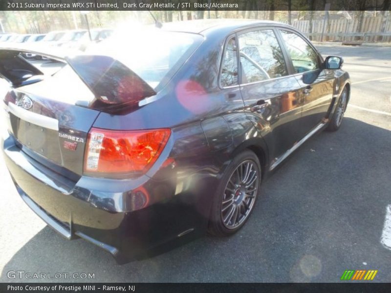 Dark Gray Metallic / STI  Black/Alcantara 2011 Subaru Impreza WRX STi Limited