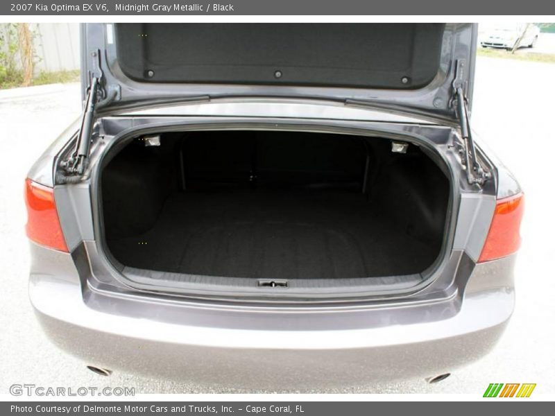 Midnight Gray Metallic / Black 2007 Kia Optima EX V6