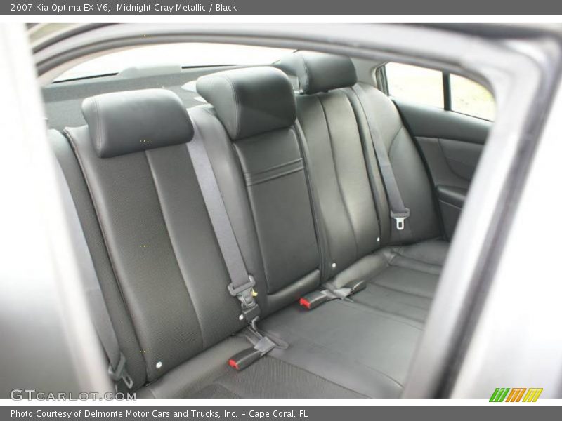 Midnight Gray Metallic / Black 2007 Kia Optima EX V6