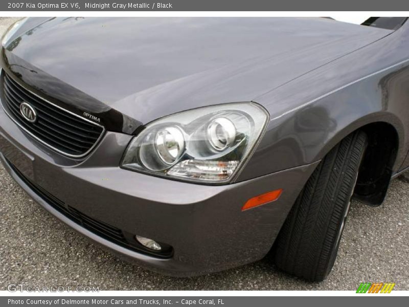 Midnight Gray Metallic / Black 2007 Kia Optima EX V6