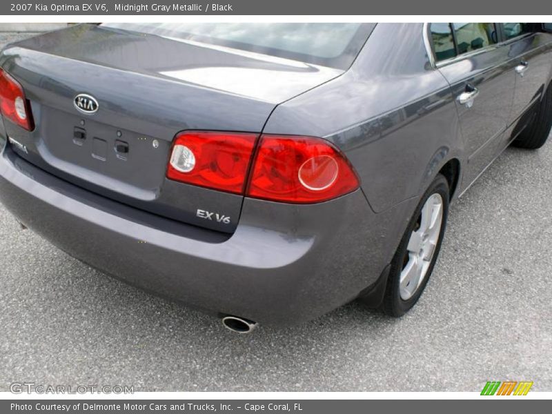 Midnight Gray Metallic / Black 2007 Kia Optima EX V6