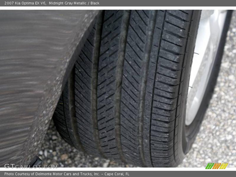 Midnight Gray Metallic / Black 2007 Kia Optima EX V6