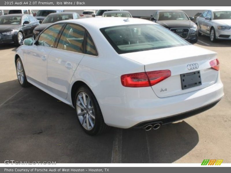 Ibis White / Black 2015 Audi A4 2.0T Premium