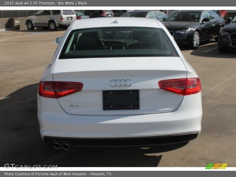 Ibis White / Black 2015 Audi A4 2.0T Premium