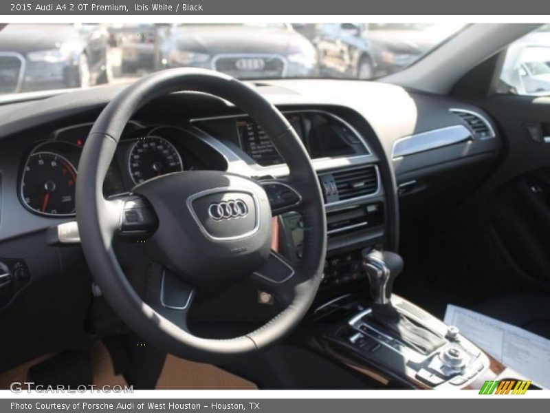 Ibis White / Black 2015 Audi A4 2.0T Premium
