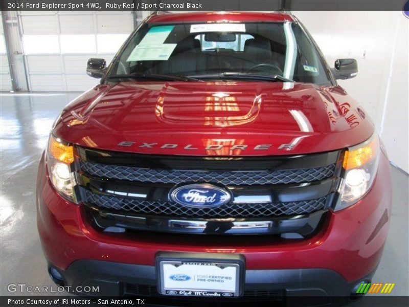 Ruby Red / Sport Charcoal Black 2014 Ford Explorer Sport 4WD