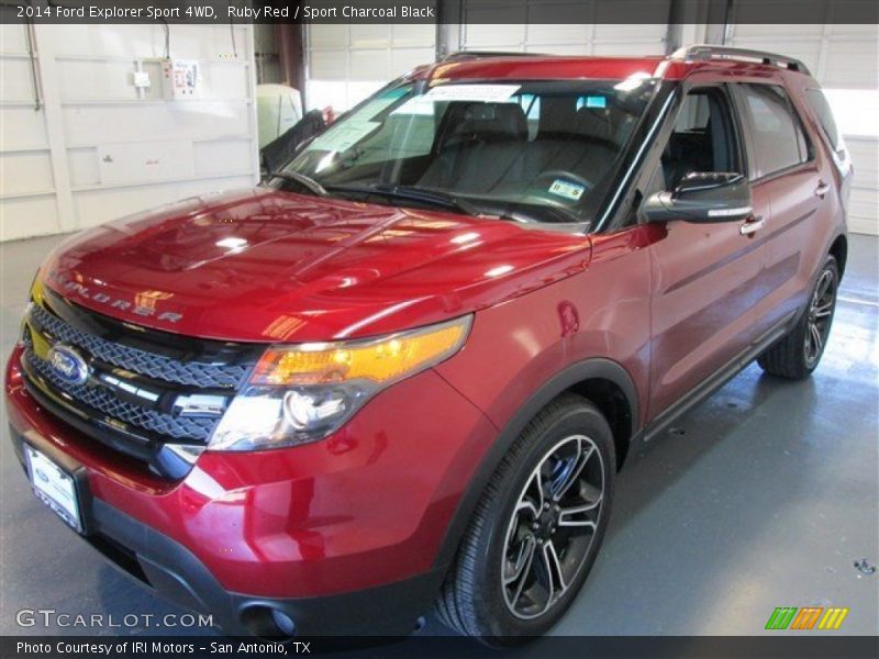 Ruby Red / Sport Charcoal Black 2014 Ford Explorer Sport 4WD