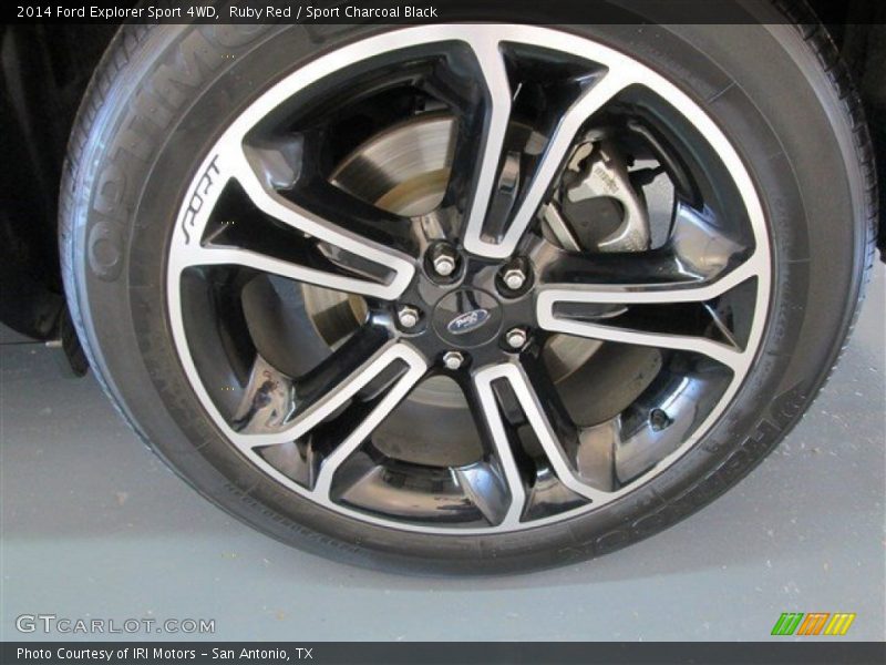Ruby Red / Sport Charcoal Black 2014 Ford Explorer Sport 4WD