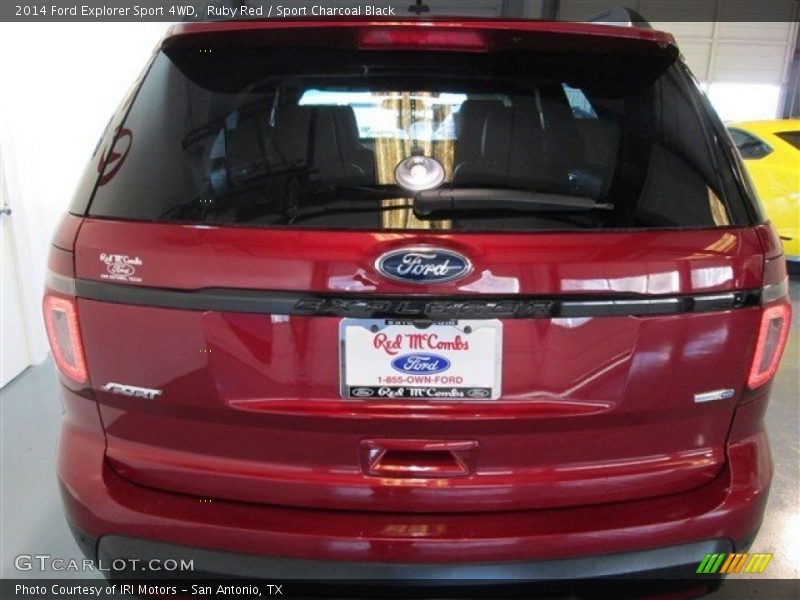 Ruby Red / Sport Charcoal Black 2014 Ford Explorer Sport 4WD