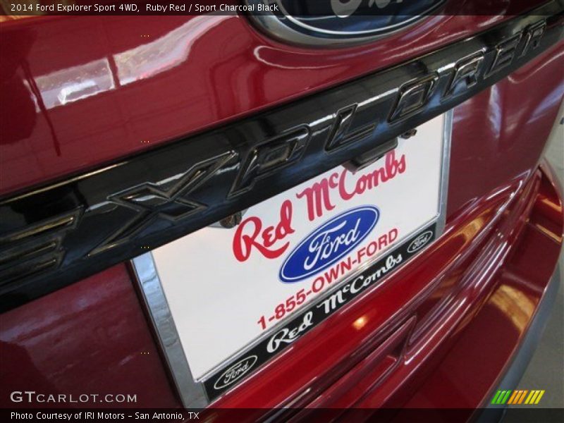 Ruby Red / Sport Charcoal Black 2014 Ford Explorer Sport 4WD