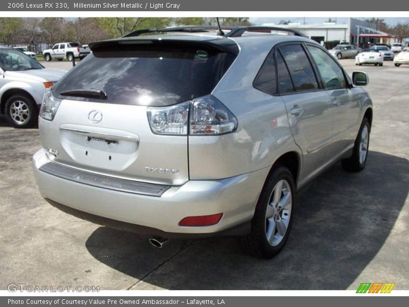 Millenium Silver Metallic / Light Gray 2006 Lexus RX 330