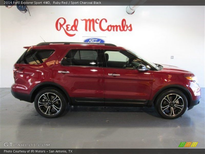 Ruby Red / Sport Charcoal Black 2014 Ford Explorer Sport 4WD