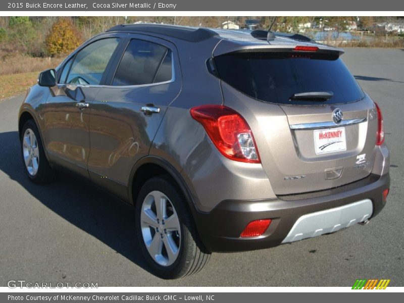 Cocoa Silver Metallic / Ebony 2015 Buick Encore Leather