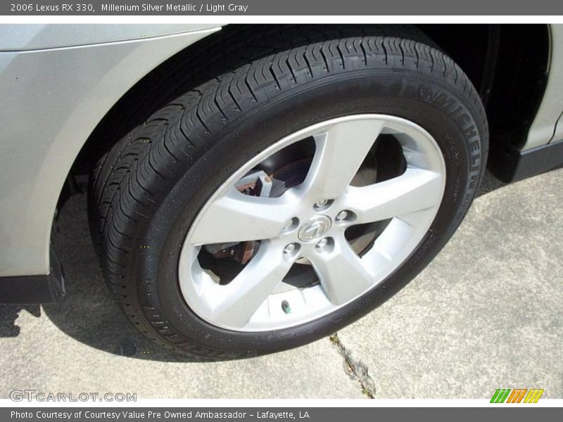 Millenium Silver Metallic / Light Gray 2006 Lexus RX 330