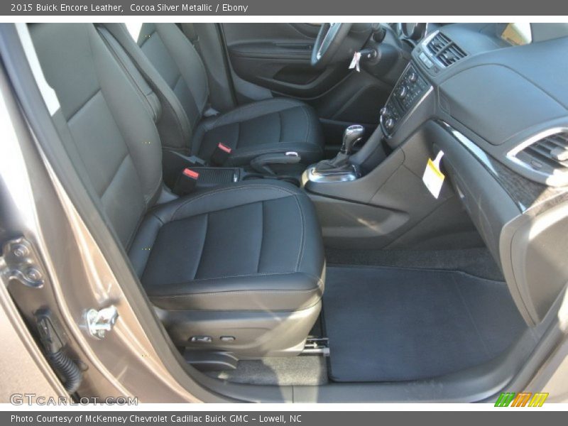 Cocoa Silver Metallic / Ebony 2015 Buick Encore Leather