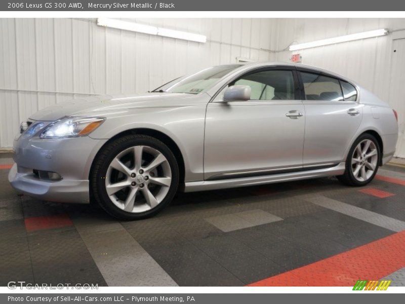 Mercury Silver Metallic / Black 2006 Lexus GS 300 AWD