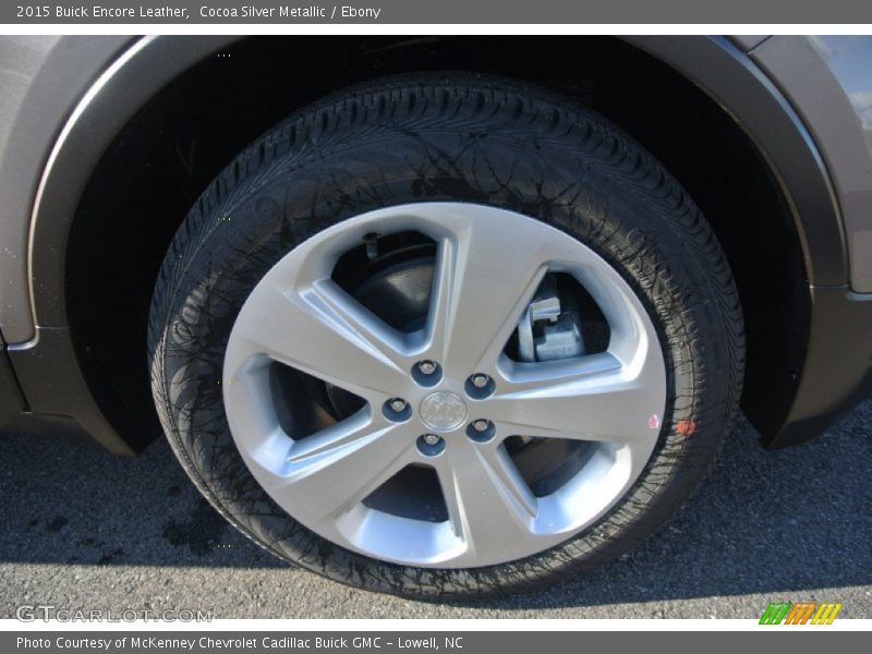 Cocoa Silver Metallic / Ebony 2015 Buick Encore Leather