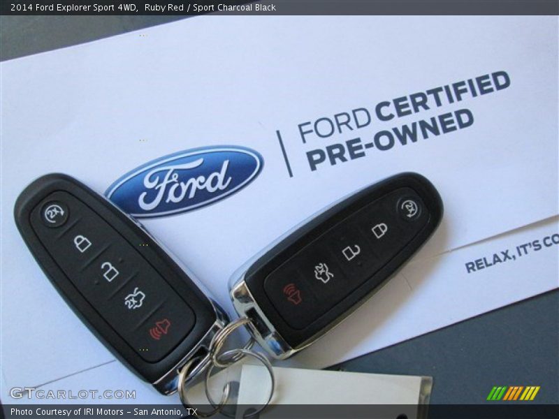 Ruby Red / Sport Charcoal Black 2014 Ford Explorer Sport 4WD