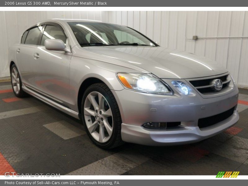 Mercury Silver Metallic / Black 2006 Lexus GS 300 AWD