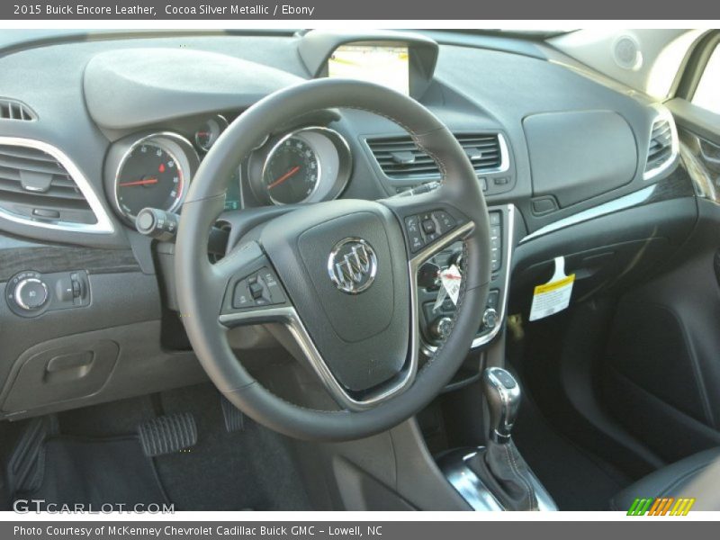 Cocoa Silver Metallic / Ebony 2015 Buick Encore Leather