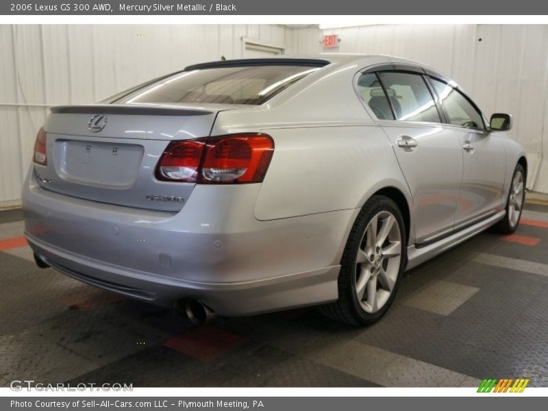 Mercury Silver Metallic / Black 2006 Lexus GS 300 AWD