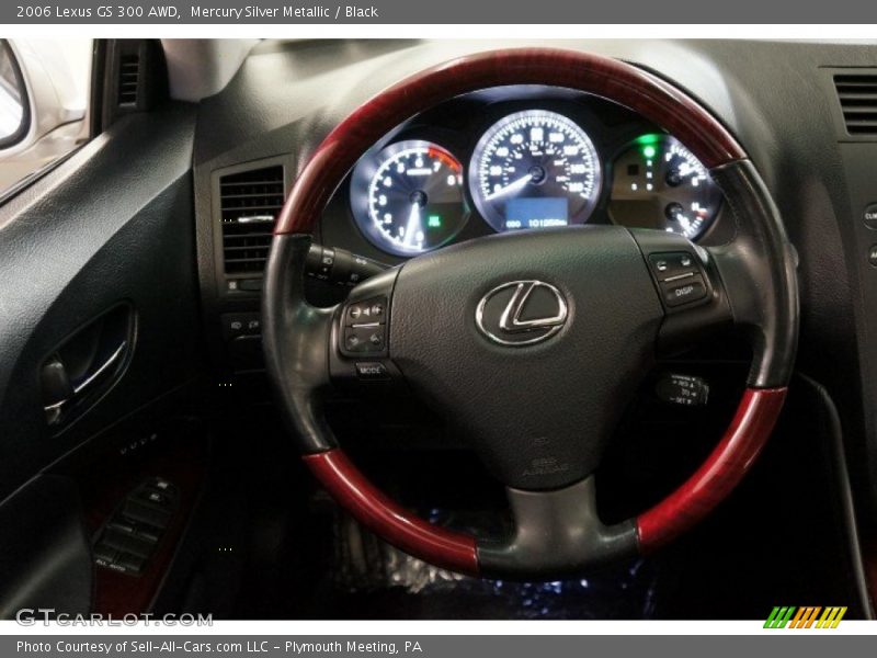 Mercury Silver Metallic / Black 2006 Lexus GS 300 AWD