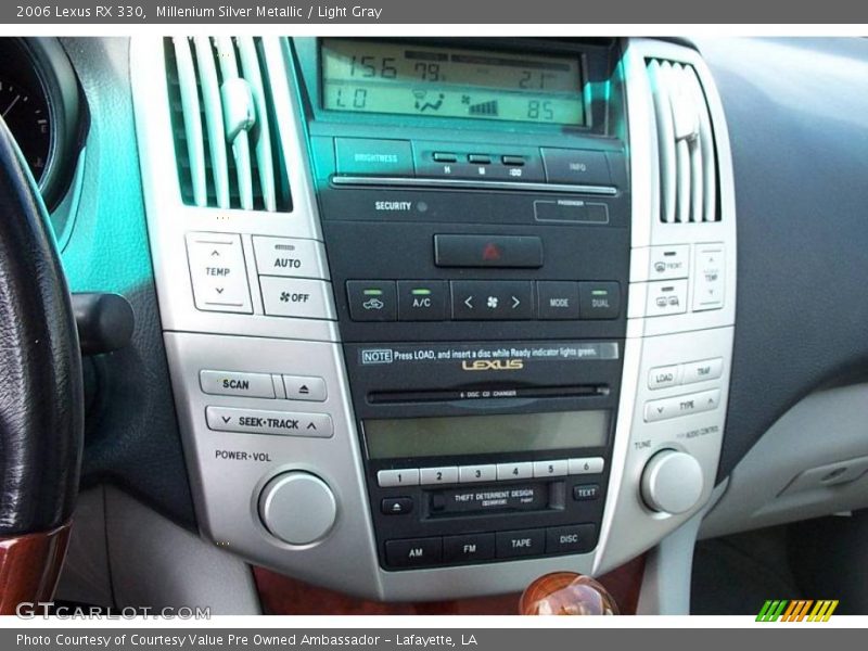 Millenium Silver Metallic / Light Gray 2006 Lexus RX 330