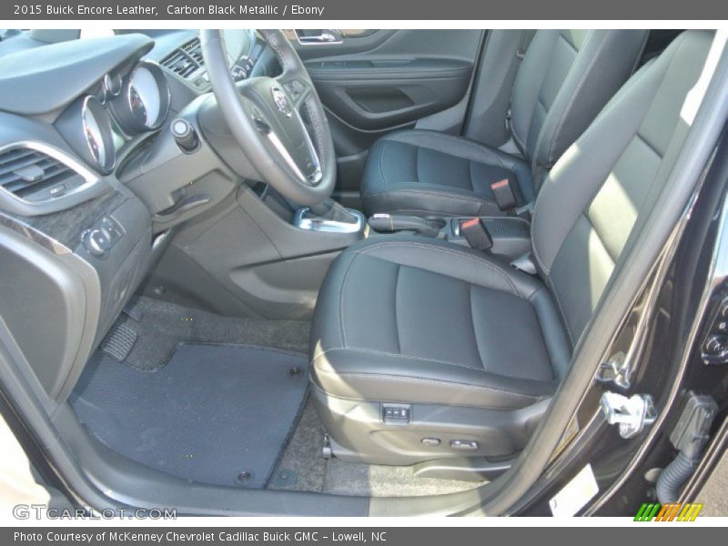 Carbon Black Metallic / Ebony 2015 Buick Encore Leather