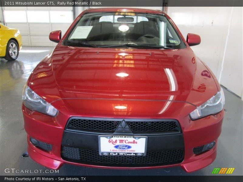 Rally Red Metallic / Black 2011 Mitsubishi Lancer GTS
