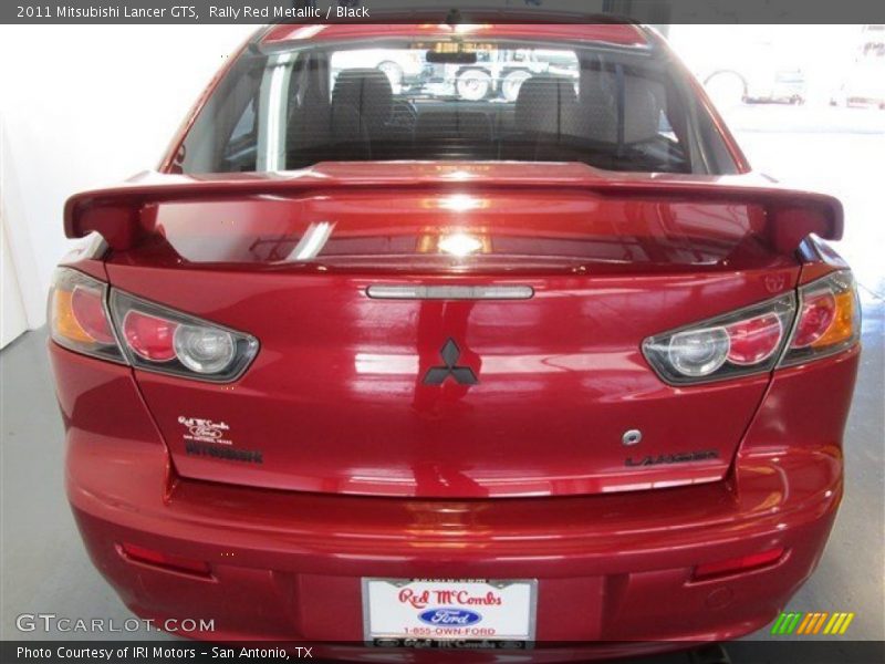 Rally Red Metallic / Black 2011 Mitsubishi Lancer GTS
