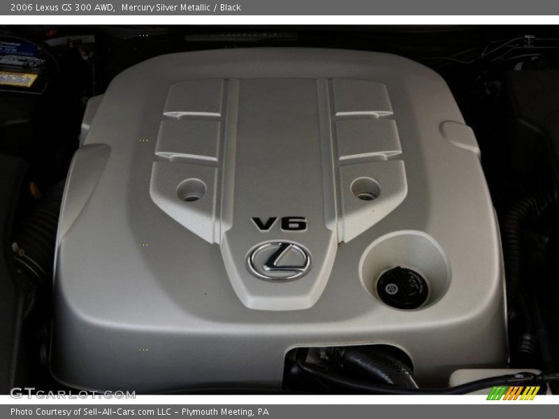 Mercury Silver Metallic / Black 2006 Lexus GS 300 AWD