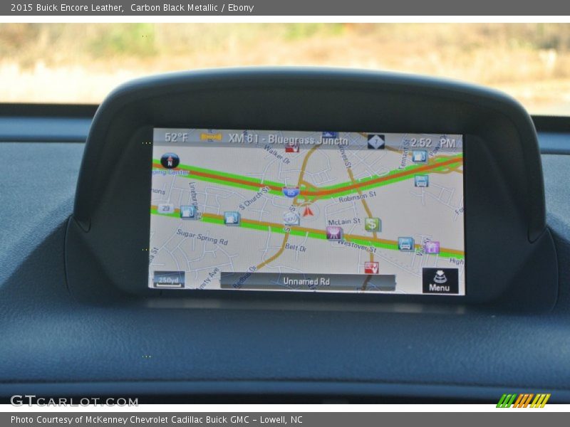 Navigation of 2015 Encore Leather