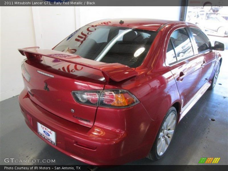 Rally Red Metallic / Black 2011 Mitsubishi Lancer GTS