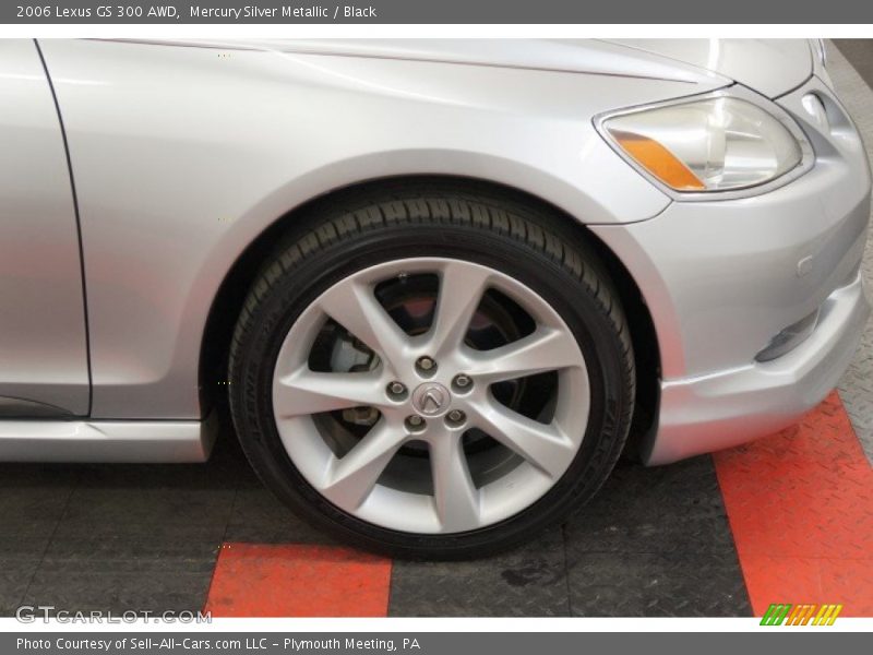 Mercury Silver Metallic / Black 2006 Lexus GS 300 AWD